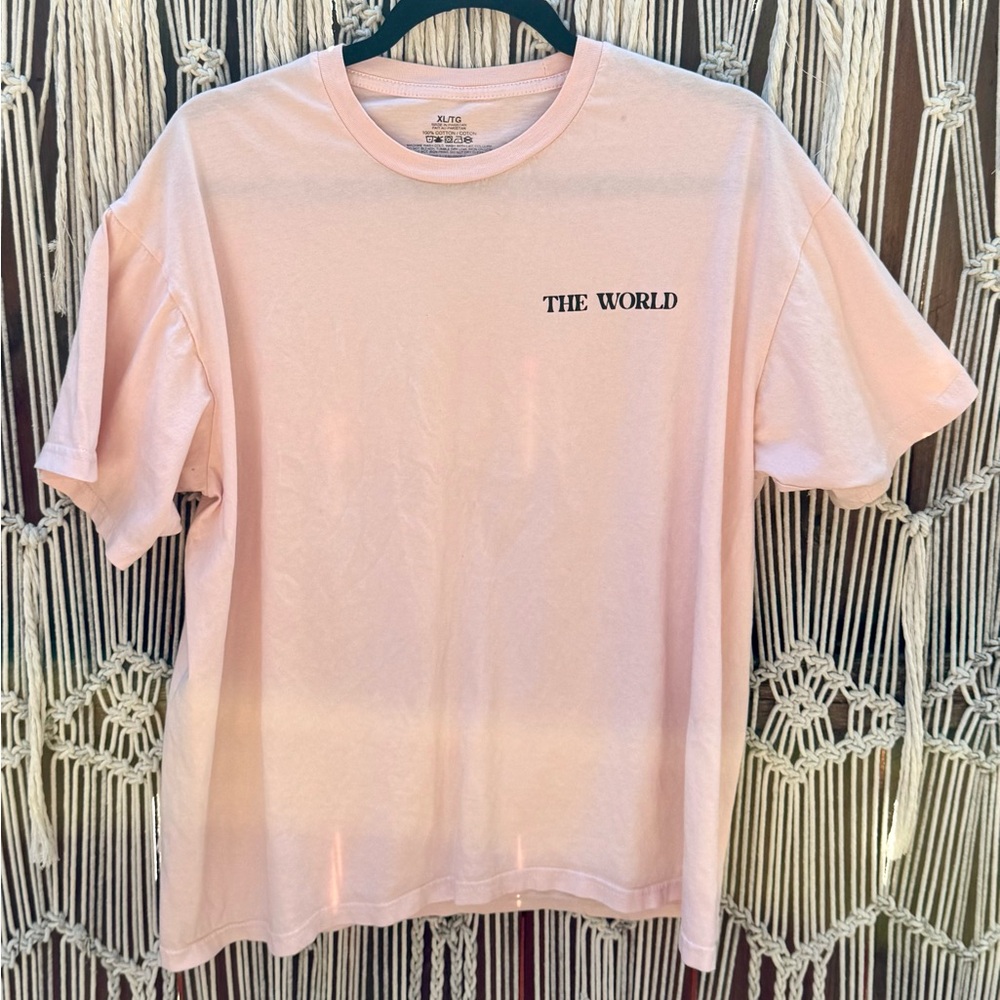Pink Graphic tarot oracle card T-Shirt. Men’s XL